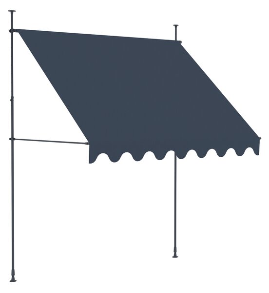 Markýza BestBerg BBSU-250CG / 250 x 150 cm / šedá