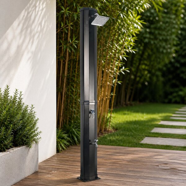 Zahradní solární sprcha BestBerg BBGE-SH35 / 35 l / černá