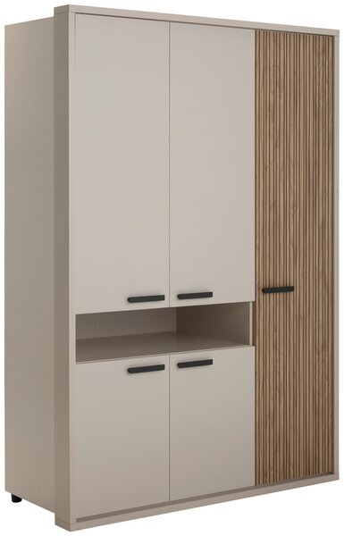 ŠATNÍ SKŘÍŇ S OTOČNÝMI DVEŘMI, kašmírová, 147/217/63 cm Xora - Šatní skříně