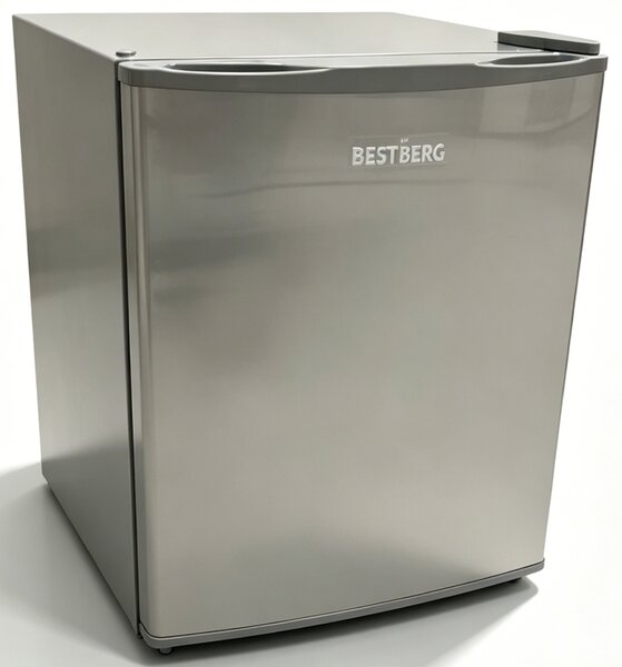 Mini chladnička BestBerg BBFR-48S / 45 l / stříbrná