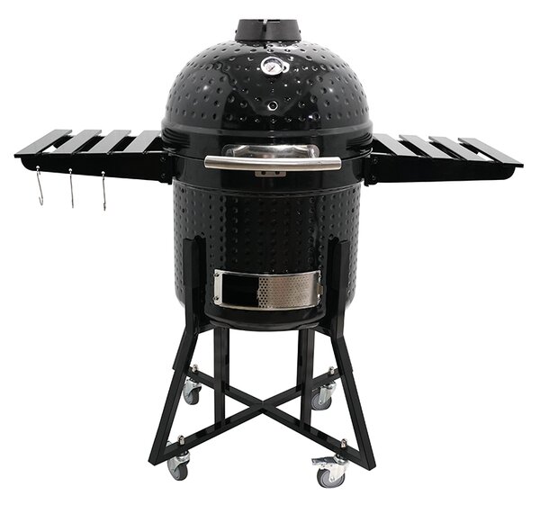 Kamado udící BBQ gril BestBerg BBBQ-10B / Ø 46 cm / černá