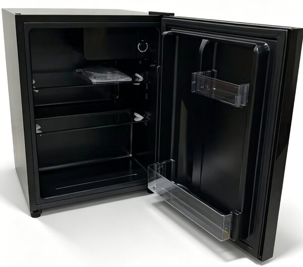 Chladnička BestBerg BBFR-70G / 58 l / LED osvětlení / černá