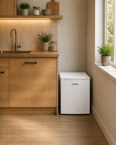 Mini chladnička BestBerg BBFR-48W / 45 l / bílá