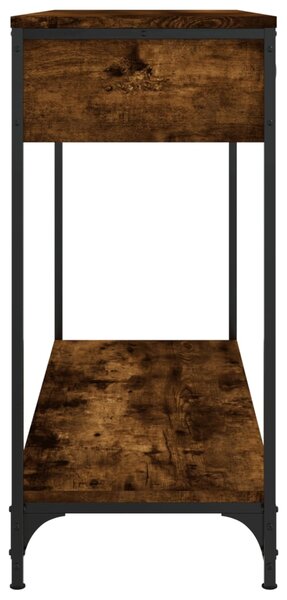 Konzolový stolek BestBerg 834172 / 100 x 34,5 x 75 cm / kouřový dub