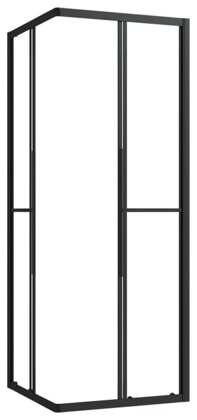 Sprchová zástěna BestBerg 150774 / 80 × 80 × 180 cm / černá/transparentní