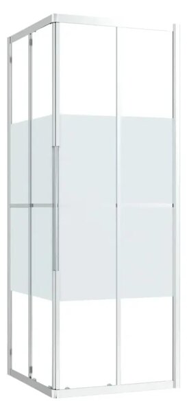 Sprchová zástěna BestBerg 150766 / 80 × 80 × 180 cm / stříbrná/transparentní