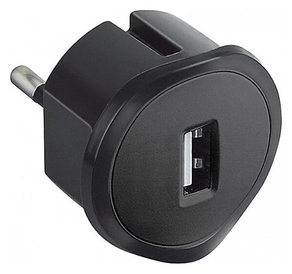 Legrand 50681 - Adaptér USB do zásuvky 230V/1,5A černý