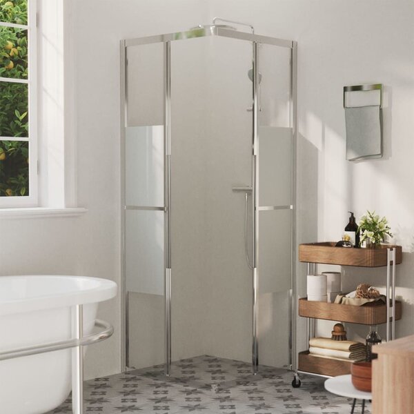 Sprchová zástěna BestBerg 150764 / 70 × 70 × 180 cm / stříbrná/transparentní