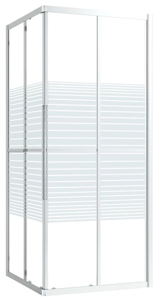 Sprchová zástěna BestBerg 150762 / 80 × 80 × 180 cm / stříbrná/transparentní