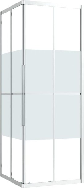 Sprchová zástěna BestBerg 150764 / 70 × 70 × 180 cm / stříbrná/transparentní