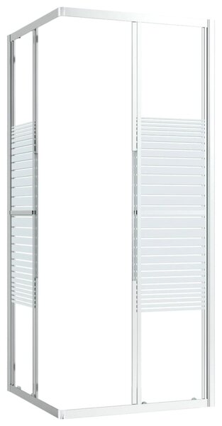 Sprchová zástěna BestBerg 150762 / 80 × 80 × 180 cm / stříbrná/transparentní