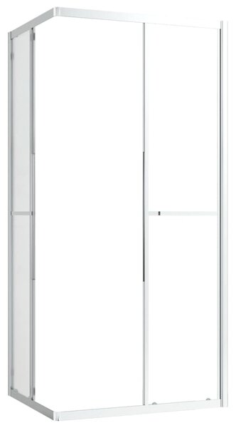 Sprchová zástěna BestBerg 150759 / 90 × 70 × 180 cm / stříbrná/transparentní