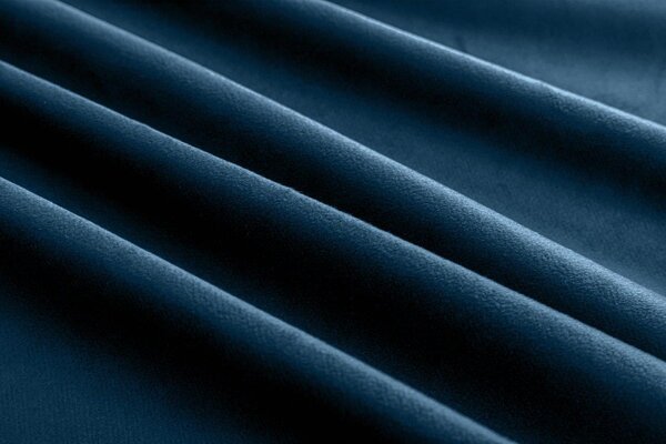 Petrolejový zatemňovací závěs VELVET 140x270 cm Zavěšení: Řasící páska