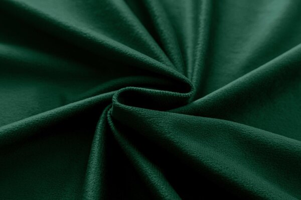 Tmavě zelený zatemňovací závěs VELVET 140x270 cm Zavěšení: Řasící páska