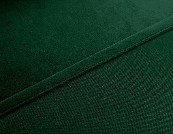 Tmavě zelený zatemňovací závěs VELVET 140x270 cm Zavěšení: Řasící páska