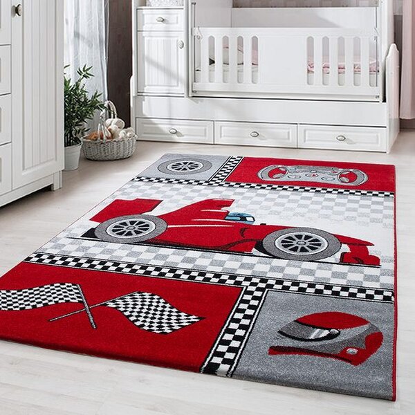Breno Kusový koberec KIDS 460 Red, 120x170 cm, Vícebarevné/Červená