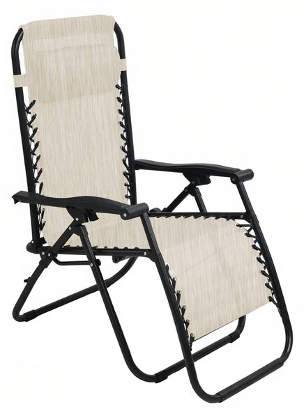 Skládací křeslo BestBerg BBGF-CH8B / 2 ks / 108 x 64,5 x 93 cm / béžová
