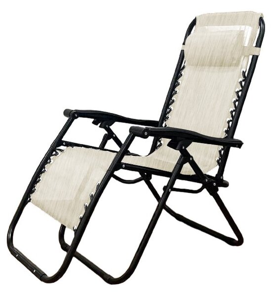 Skládací křeslo BestBerg BBGF-CH8B / 2 ks / 108 x 64,5 x 93 cm / béžová