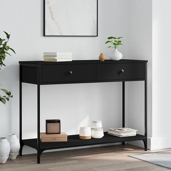 Konzolový stolek BestBerg 834170 / 100 x 34,5 x 75 cm / černá