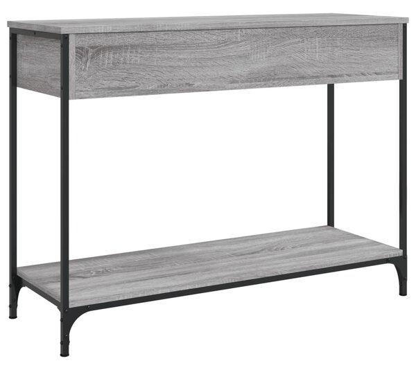 Konzolový stolek BestBerg 834173 / 100 x 34,5 x 75 cm / šedý dub sonoma