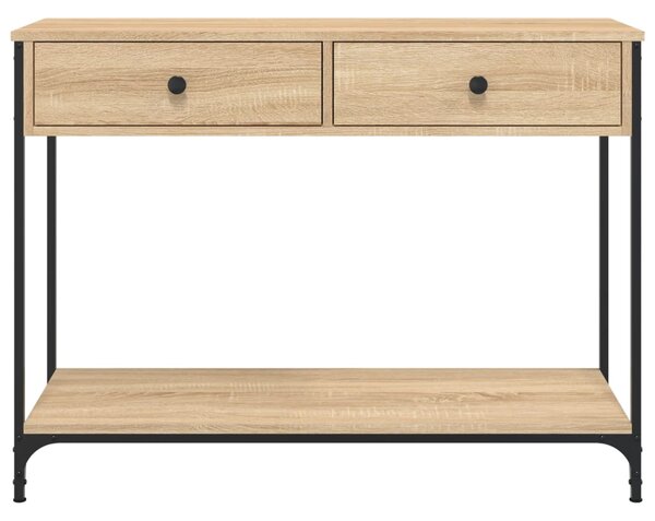 Konzolový stolek BestBerg 834171 / 100 x 34,5 x 75 cm / dub sonoma