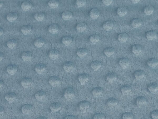Minky s 3D puntíky METRÁŽ - 50 (47) modrošedá sv