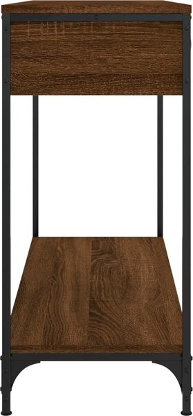 Konzolový stolek BestBerg 834174 / 100 x 34,5 x 75 cm / hnědý dub
