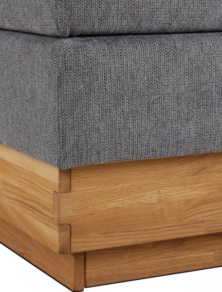 Postel boxspring s úložným prostorem KARISSA 2 dub masiv plocha spaní 180x200