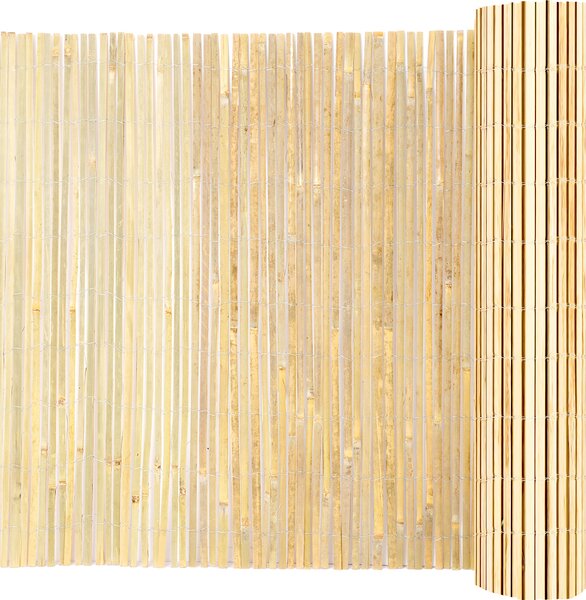 VEVOR plot z přírodního bambusu, ekologický plot z bambusových lamel, 1,83 m V x 4,83 m D, dekorativní bambusový panel pro soukromí