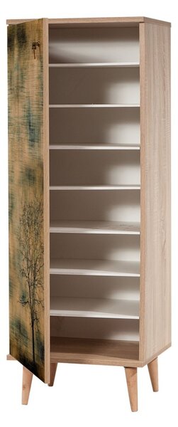 Kalune Design Botník FILINTA Tree 50x135 cm dub sonoma