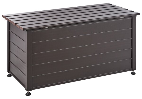 Úložný box CAMPALTO 123 cm 60 cm Kov Tmavě hnědá