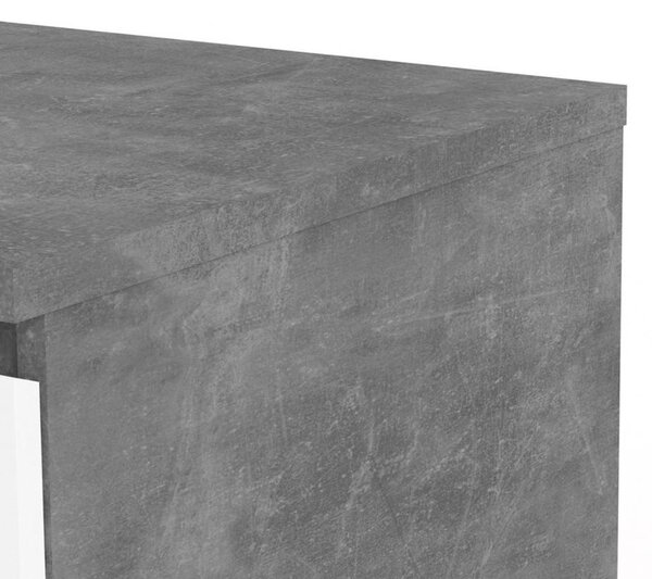 Tvilum Komoda Simplicitous I beton/bílá lesk