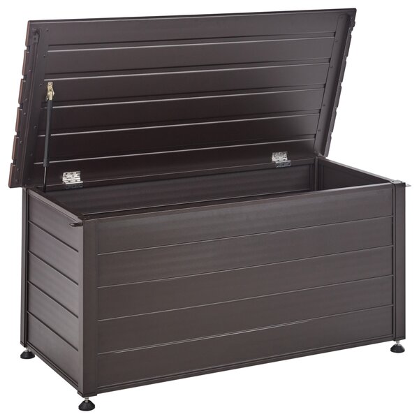 Úložný box CAMPALTO 123 cm 60 cm Kov Tmavě hnědá