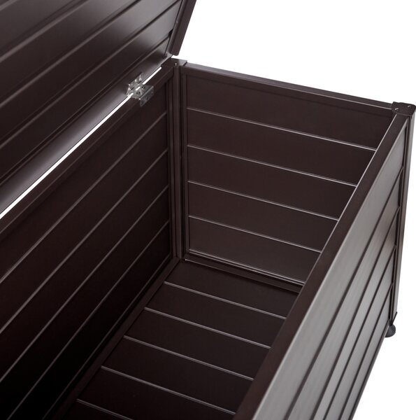 Úložný box CAMPALTO 123 cm 60 cm Kov Tmavě hnědá