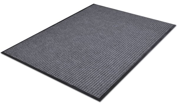 PVC rohožky 4 ks šedé 90 x 60 cm