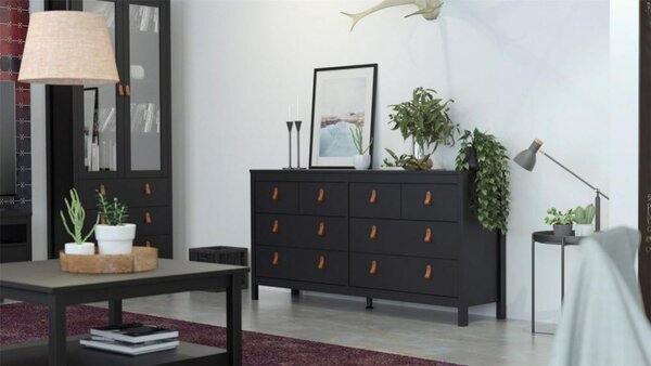 Tvilum Komoda THREE REE 159,5 cm černá