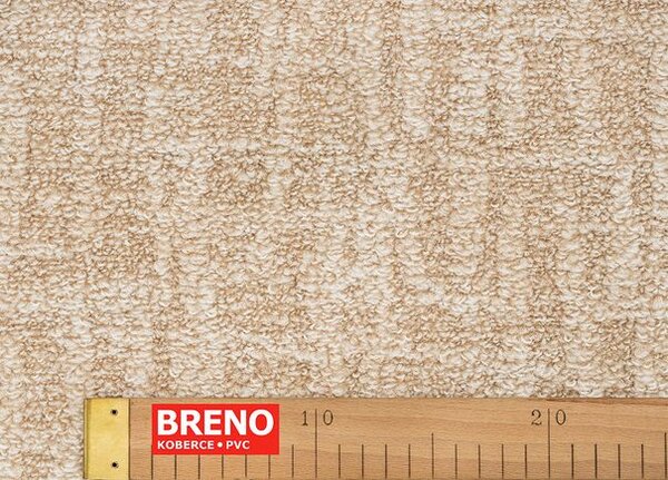Breno Metrážový koberec RIFF 30 béžový, šíře 300 cm, Béžová