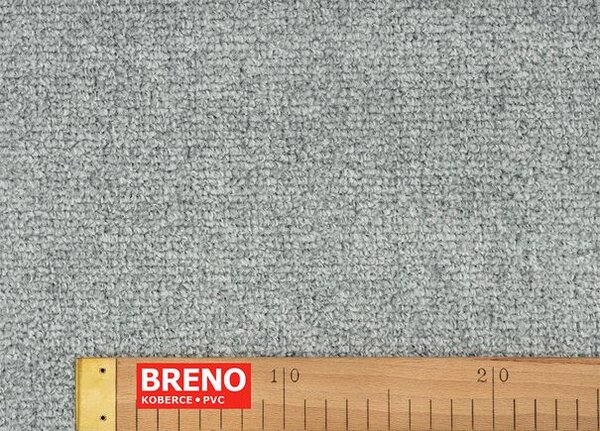 Breno Metrážový koberec SUEZ 275 šedý, šíře 400 cm, Šedá