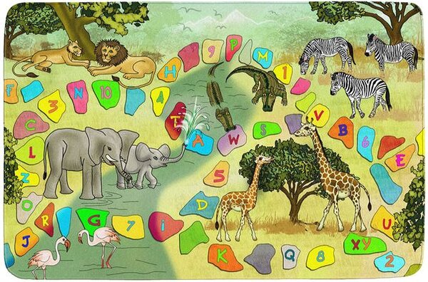 Breno Kusový koberec Safari, 76,5x117 cm, Vícebarevné