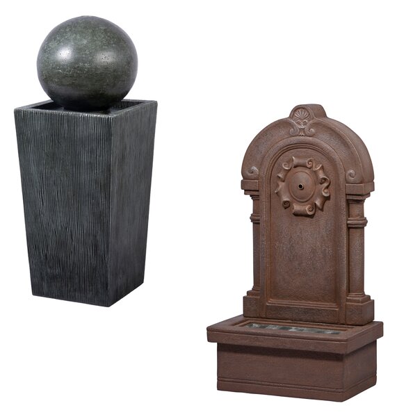 Dobar Zahradní fontána s LED osvětlením (100375739)