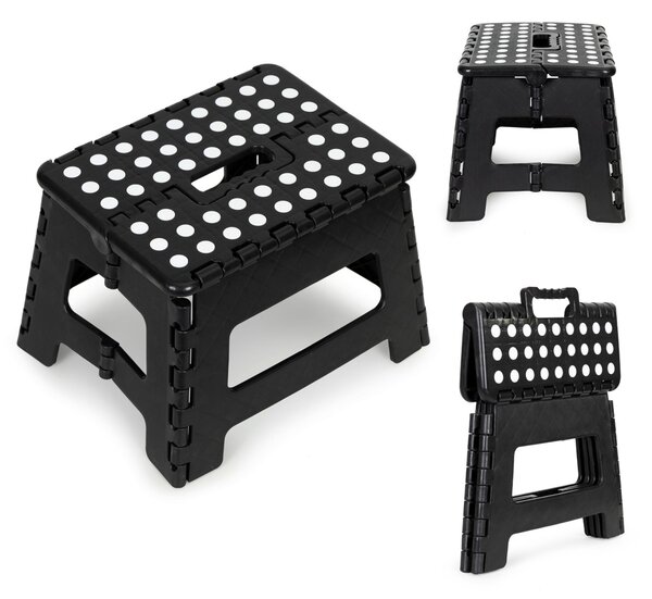 MODERNHOME Skládací stolička TABOR 22 cm černá
