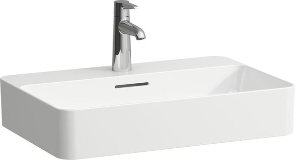 Laufen Val umyvadlo 60x40 cm obdélníkový na pult bílá lesk H8122850001041