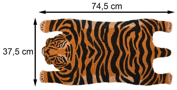 Venkovní rohožka Tiger, 74,5x37,5 cm
