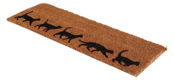 Venkovní rohožka Cats, 75x25 cm
