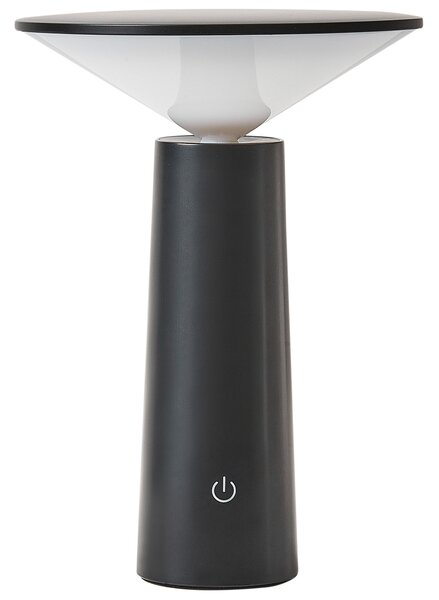 LED bezdrátová stolní lampa LEVIRA se stmívačem Kov Černá