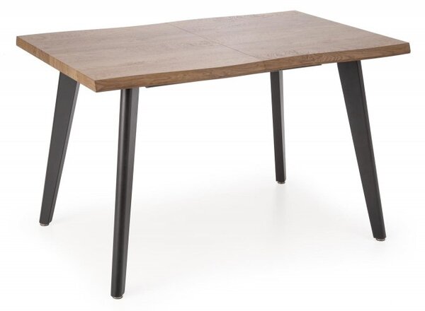 Rozkládací jídelní stůl DICKSON 2 — 150x90 (+60cm), masiv, přírodní
