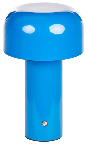 LED bezdrátová stolní lampa BESOS se stmívačem Kov Modrá