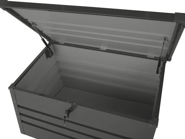 Úložný box CEBROSA 100 cm 62 cm Grafitově šedá