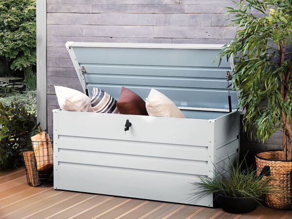 Úložný box CEBROSA 132 cm 62 cm Světle šedá