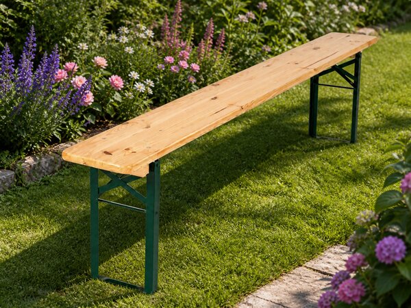 Pivní lavice Premium 220x25 cm – masiv borovice